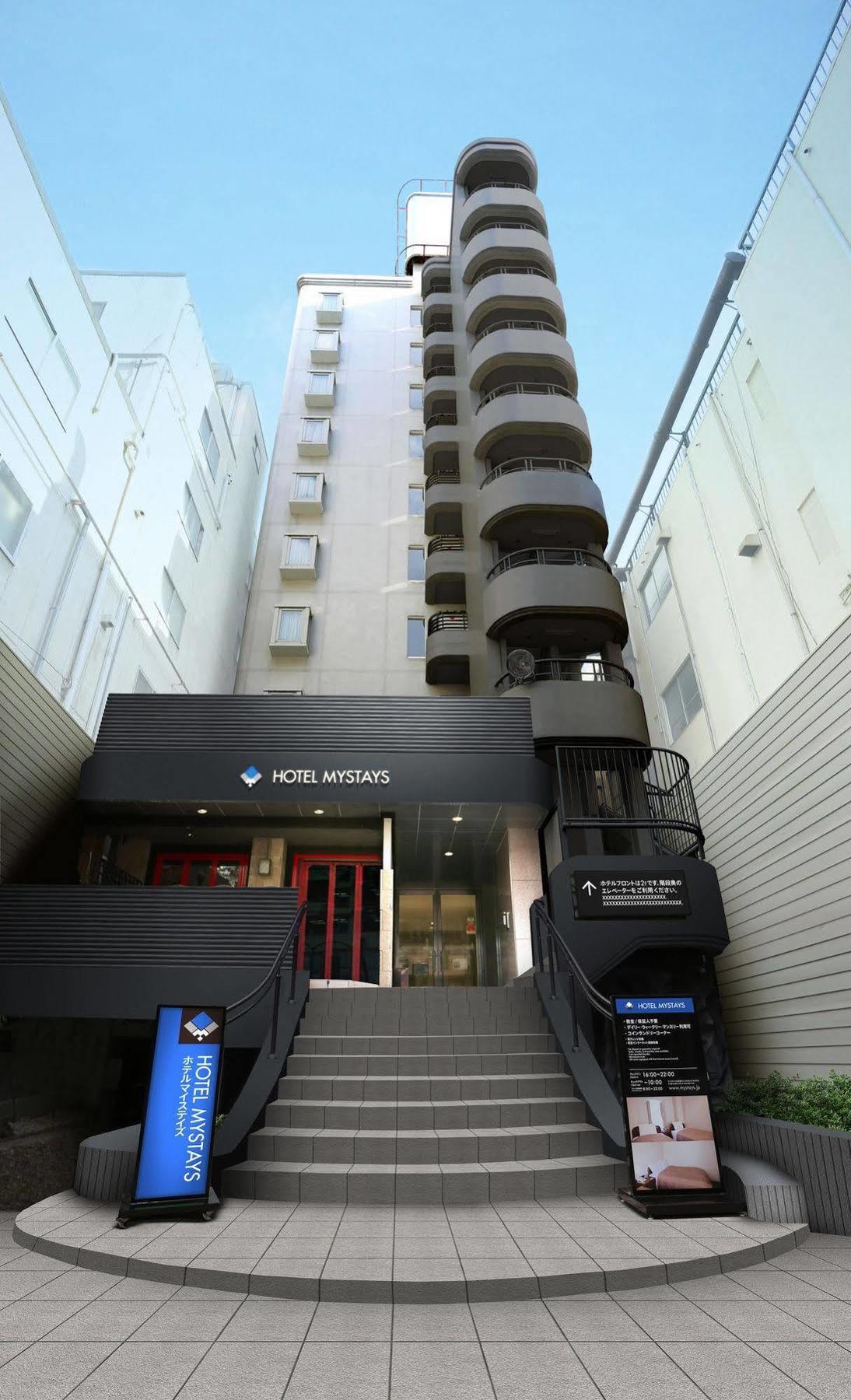 Hotel Mystays Shinsaibashi Osaka Exterior foto